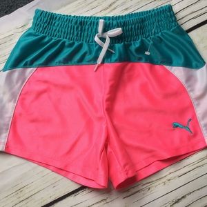 Puma girls shorts small